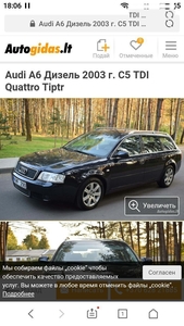 Продам Audi A6 2.5 TDI tiptronic quattro (180 л.с.), 2003