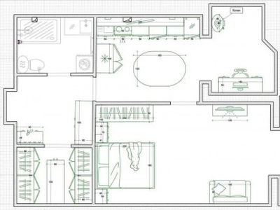 1-комнатная квартира, 60 м.кв.