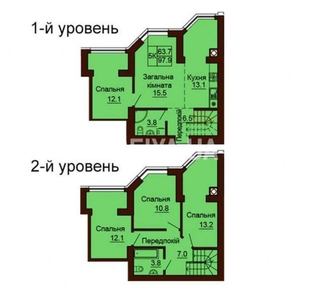 квартира Софиевская Борщаговка-97 м2