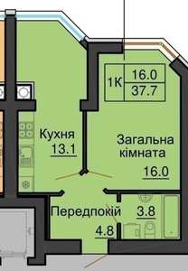 ЖК Клубный Софиевская Борщаговка, 39 кв. м. Дом введён в эксплуатацию!