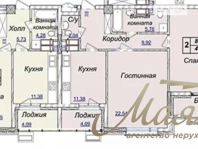 Продаж 3к квартири 128 кв. м на вул. Драгомирова 19Б