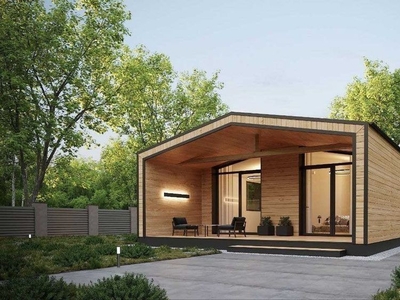 Чудовий модульний будинок з терасою для бізнесу або відпочинку!
