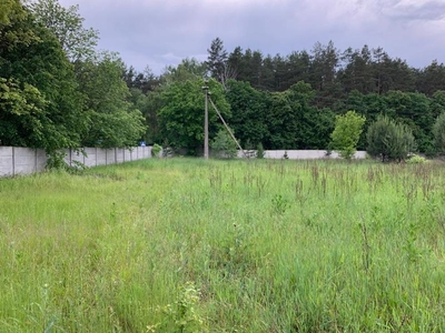 Продам земельну ділянку недалеко від м. Києва під забудову біля лісу