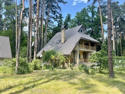 Загородный дом в Ворзеле, 18 соток в сосновом лесу!