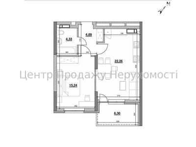 квартира Киев-53 м2