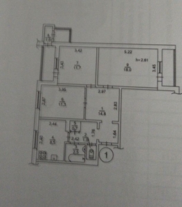 Дешева 3х кімнатна квартира на початку Троєщини