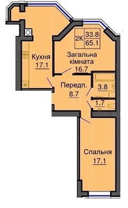 Продажа 2 кім квартири в готовому будинку в ЖК Софія Резиденс