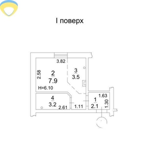 квартира Приморский-17.2 м2