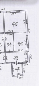 Продам 1\2 дома в Мерефе в центре ( красная линия)