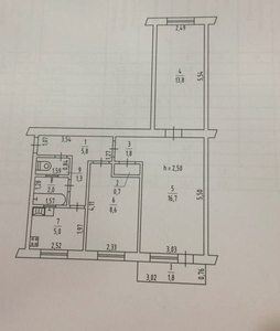 Продам 3-х комнатную квартиру на ПХЗ с мебелью и техникой 57,5м2